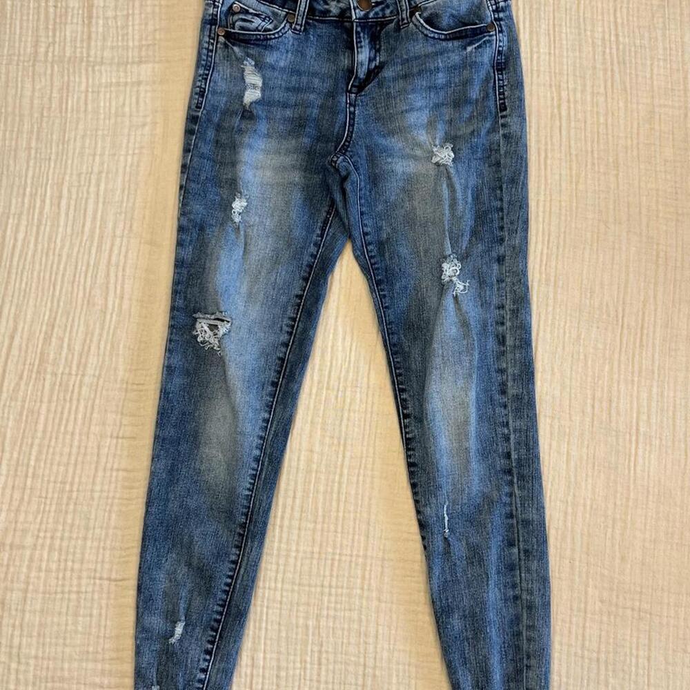 Celebrity Pink "Harmony" Distressed Skinny Jeans
